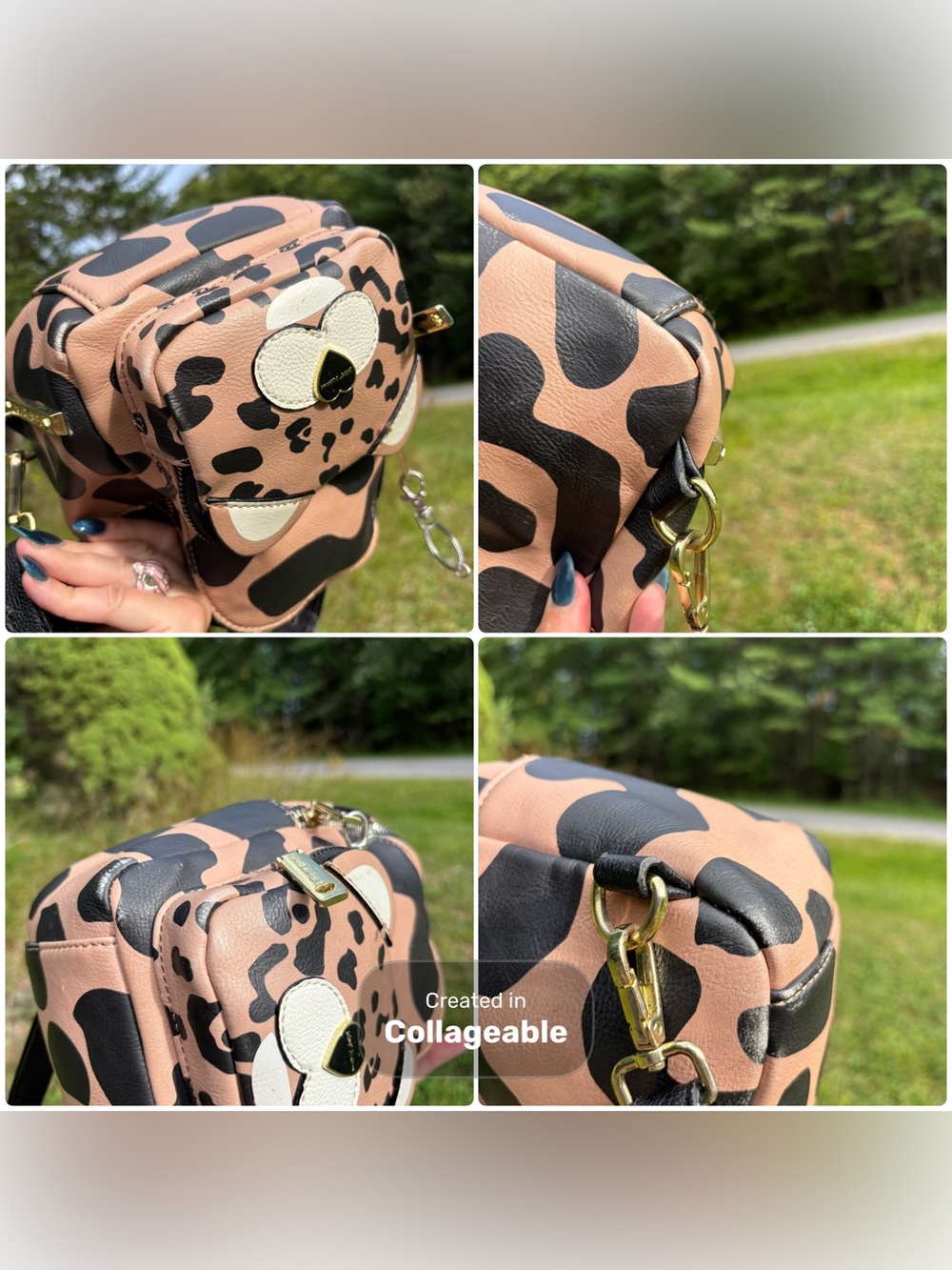 Betsey Johnson Leopard Kids Mini Backpack - Picture 11 of 17